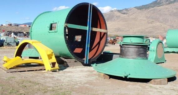 Hardinge-koppers 11' X 14' (3.4 M X 4.3m) Ball Mill. No Motor (previously Installed With 800 Hp))